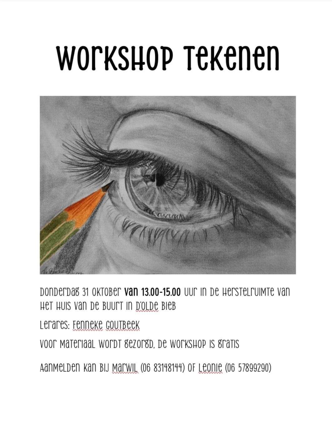 workshop tekenen